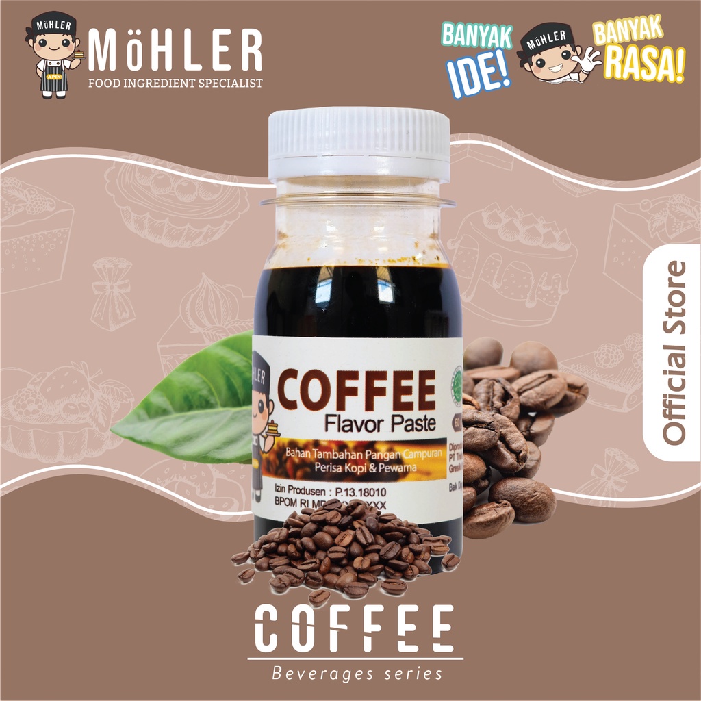 

MOHLER Pasta perisa pewarna KOPI / COFFEE