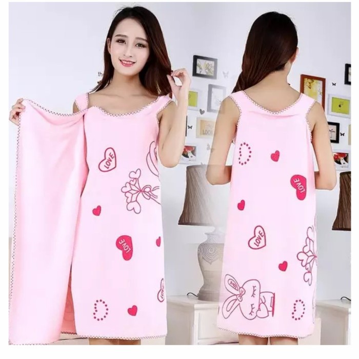 Kimono Baju Handuk Kimono(H1L1) Bahan Tebal Kimono Handuk Wanita Dewasa Handuk Kimono Dewasa Kimono 
