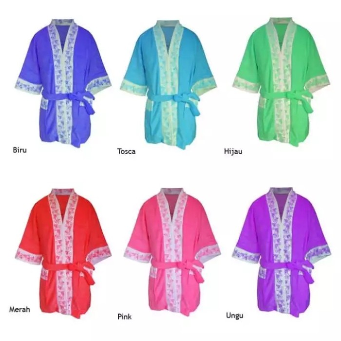 Kimono baju handuk kimono anak bayi | baju kimono handuk anak bayi [termurah] - Biru(D9Q7) Kimono Ha