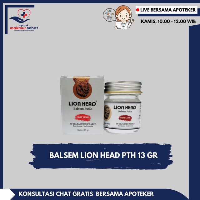 BALSEM LION HEAD PTH - Cap Singa -  13 GR