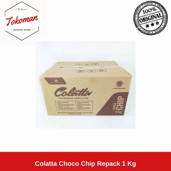 

Colatta Choco Chip Repack 1kg / 1 kg Choco Chips