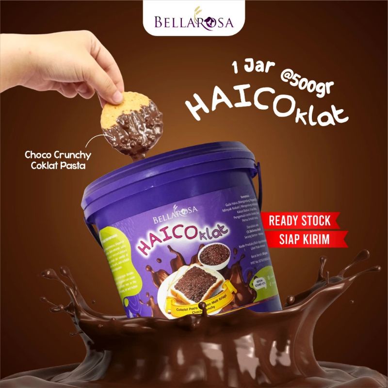 

HAICO COKELAT CHOCO CRUNCHY 1 JAR 500GRAM