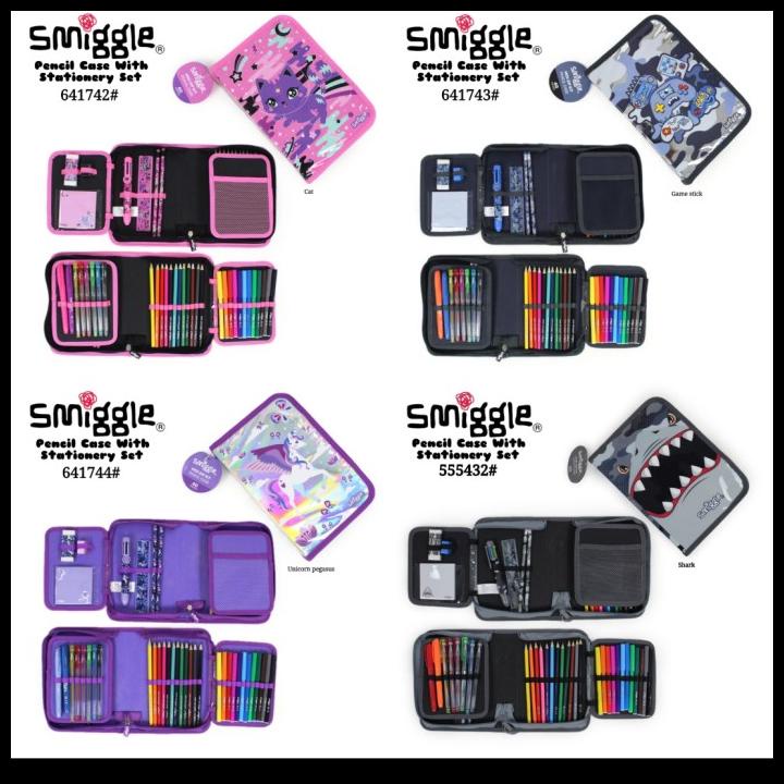 

BEST DEAL SMIGGLE PENCIL CASE & STATIONERY SET 40 P/ ALAT TULIS SMIGGLE/ KADO A !!!!!!!