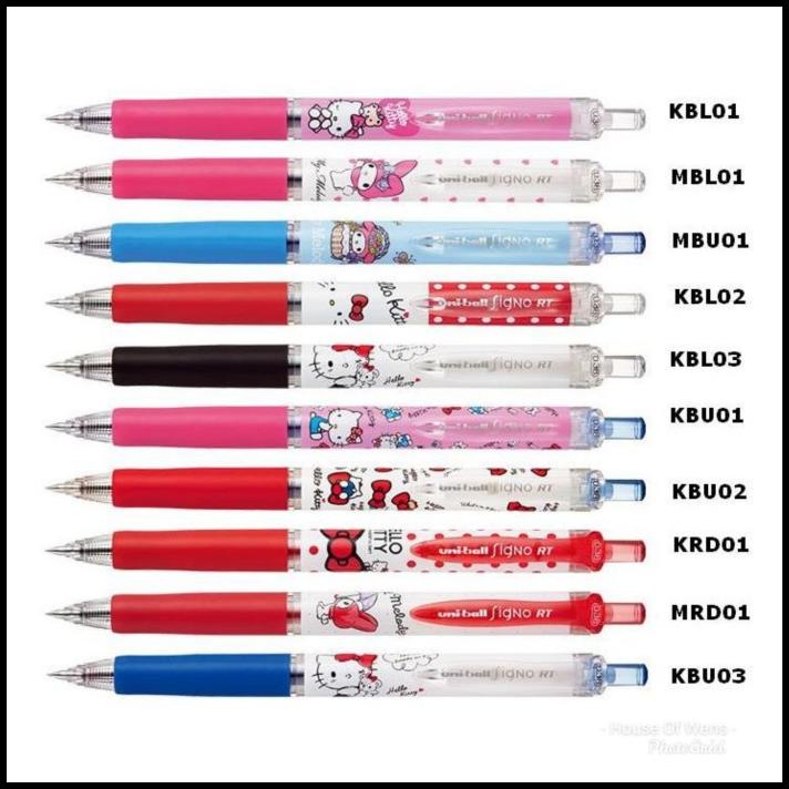 

TERMURAH UNI-BALL SIGNO RT LIMITED EDITION HELLO KITTY MY MELODY - PULPEN !!