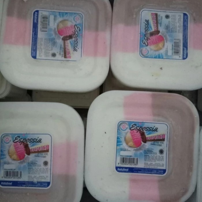 

Indofood Ice Cream 8 Liter / Espessia / Indoeskrim Ember 8Ltr Vanilla
