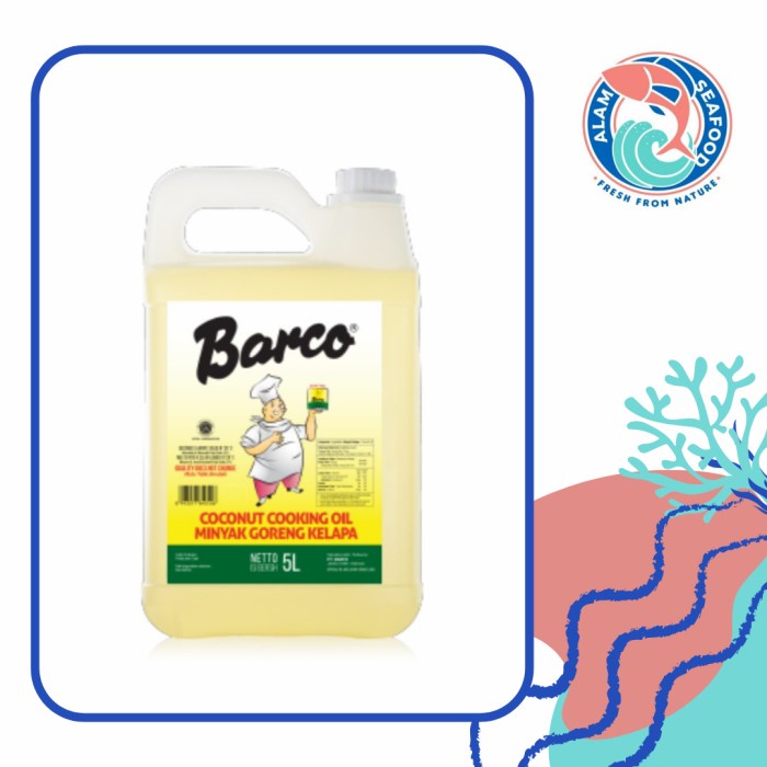 BARCO MINYAK KELAPA 5L/ BARCO MINYAK GORENG KELAPA 5L