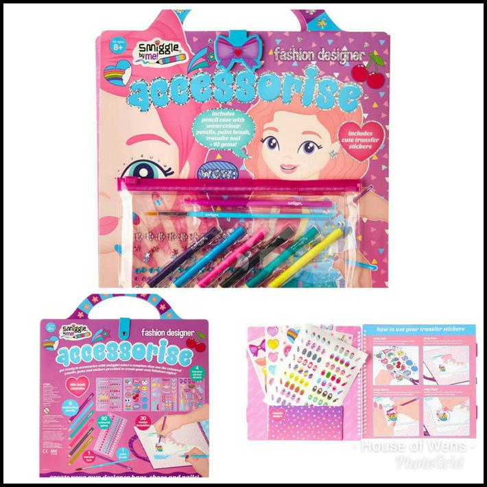 

HOT DEAL SMIGGLE ACCESSORIES DESIGN ACTIVITY BOOK - BUKU SMIGGLE !!!!!