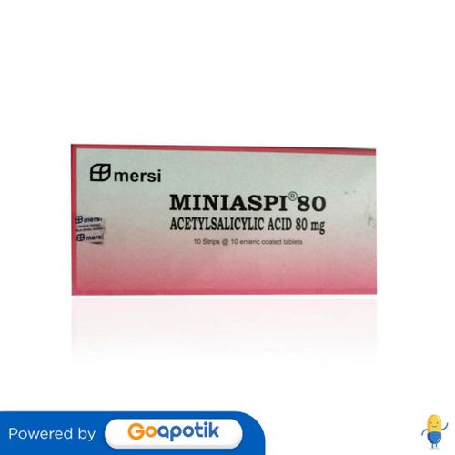 MINIASPI 80 MG BOX 100 TABLET