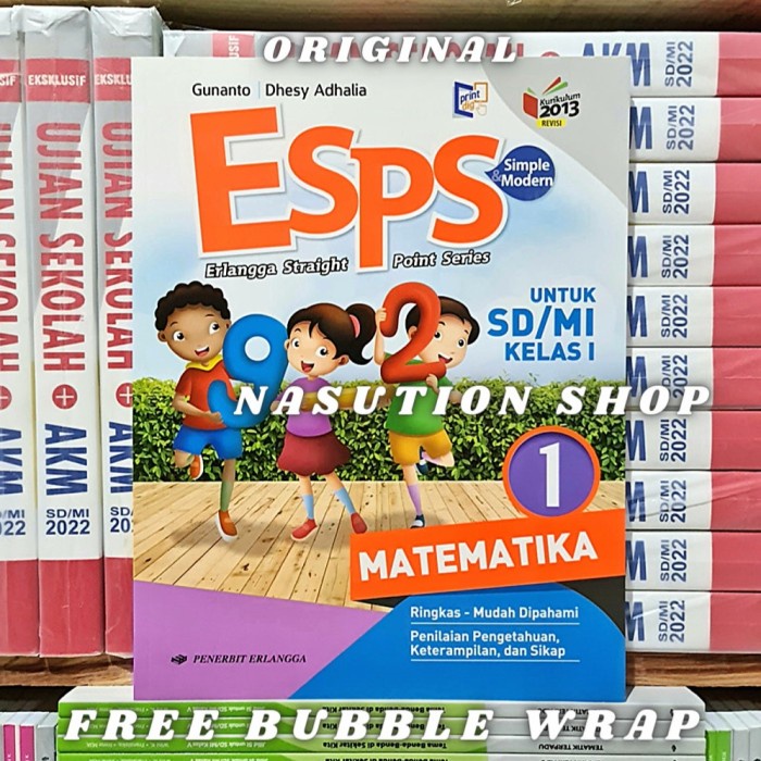 

NEW Buku ESPS Matematika kelas 1 SD/MI Erlangga