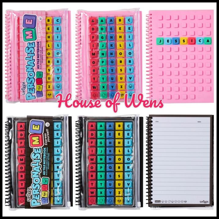 

GRATIS ONGKIR SMIGGLE PERSONALISE ME NOTEBOOK ORIGINAL - BUKI NOTEBOOK !!!!!!