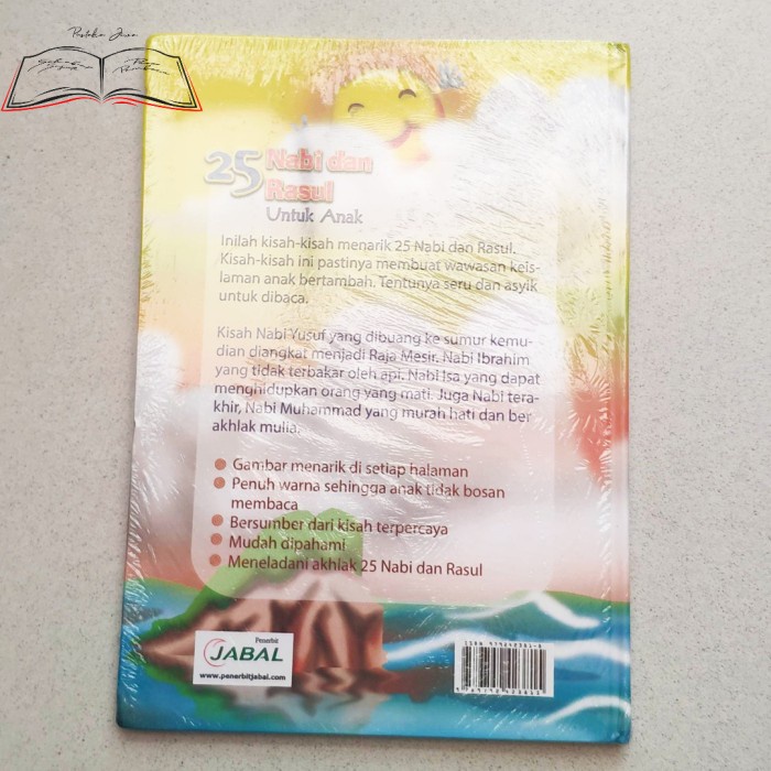 

Buku Cerita 25 Nabi dan Rasul Untuk Anak Dongeng Bergambar Berwarna