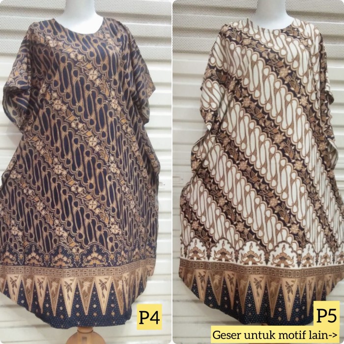 Daster Kaftan Batik Asli Solo Premium Rayon Ternyaman Anggun