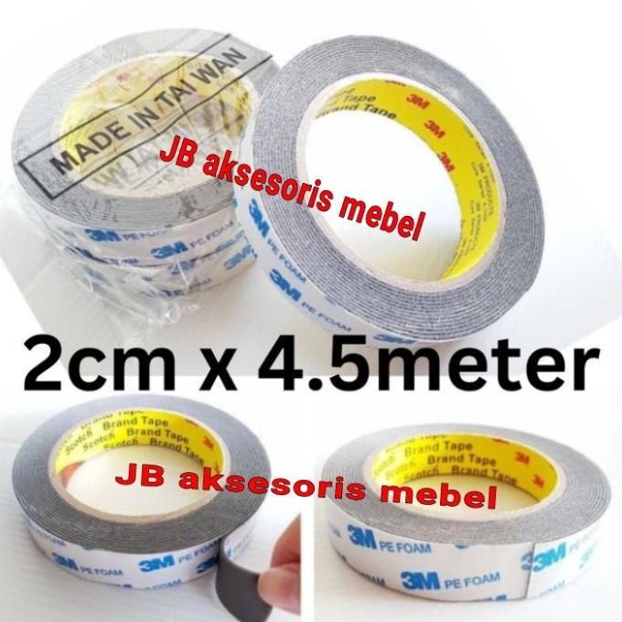 

/////] SOLASI DOUBLE TAPE FOAM 3M / ISOLASI BUSA 3M PANJANG 4,5 METER