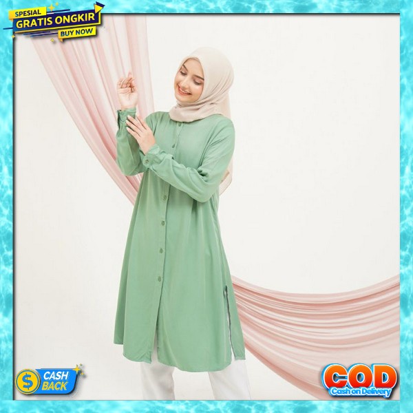 Longtunik Remaja Tunik Premium Fashion Korean Style Tumik Wnita Long Tunik Remaja Baju Runik Prempua