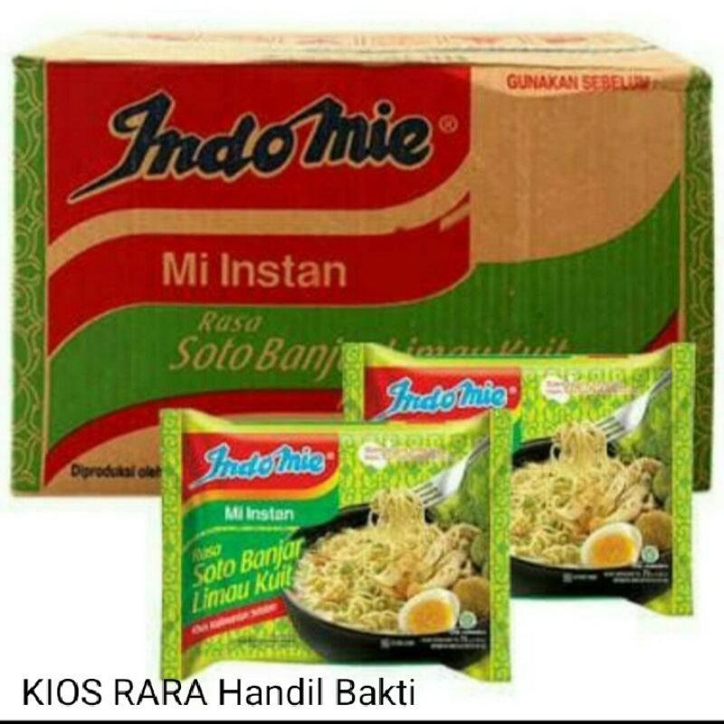 

1 dus Mie Instan Indomie Soto Banjar Limau Kuit Khas Kalimantan Selatan isi 40 bungkus