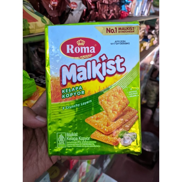 

Malkist Roma Kelapa kemasan 200 gr