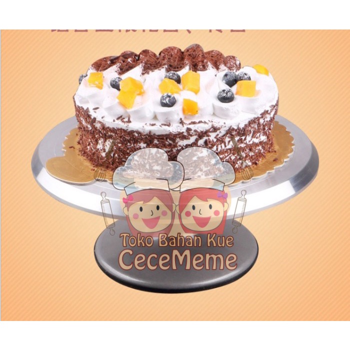 

✅Termurah Meja Putar Stainless Hias Kue Tray Dekorasi Decorating Cake Turn Table Bisa Sameday