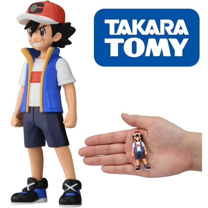 Takara Tomy Pokemon Moncolle Trainer Collection - Ash Ketchum/Satoshi Ready