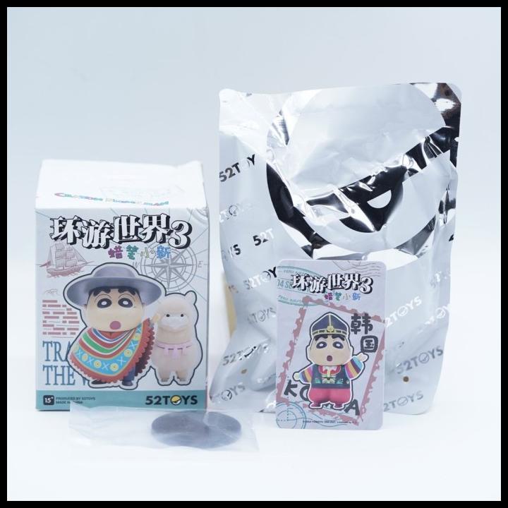 

HOT DEAL CRAYON SHINCHAN SINCAN KOREA TRAVEL AROUND THE WORLD 52 TOYS OPEN BOX !