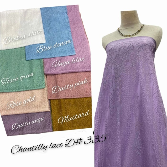 kain brukat potongan/Bahan brokat semi prancis