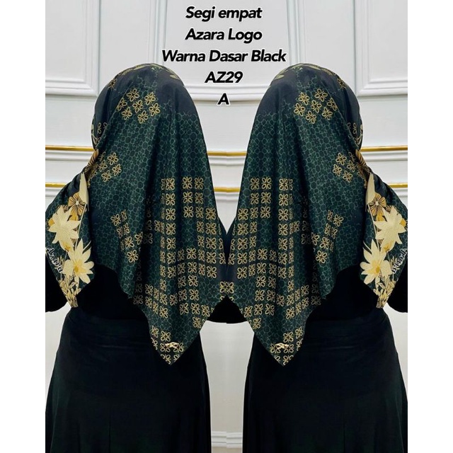 JILBAB SEGI EMPAT MOTIF LOGO AZARA