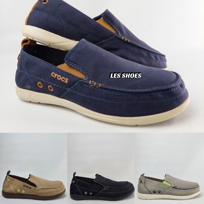 TERMURAH sepatu crocs pria / sepatu crocs walu man /SEPATU RUNNING/SLIP ON PRIA/SNEAKERS