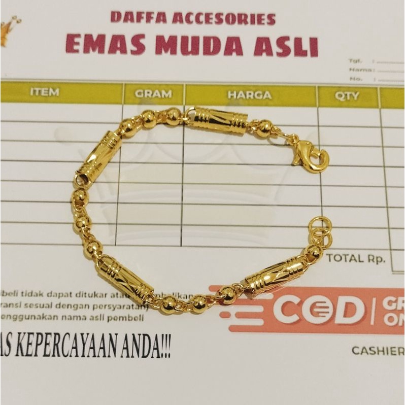 Gelang Bambu Emas Mudah Free Surat Cod
