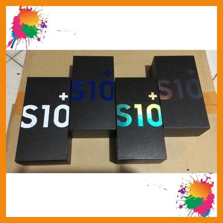 

dus box kotak samsung s10 plus fullset box dan acc termurah [bk}