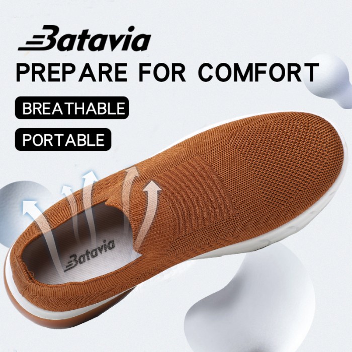 PROMO Batavia sepatu rajut pria Sepatu kanvas B09