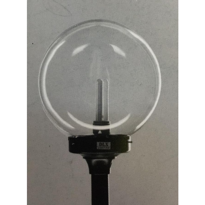 Lampu Taman Bulat 30Cm Bening