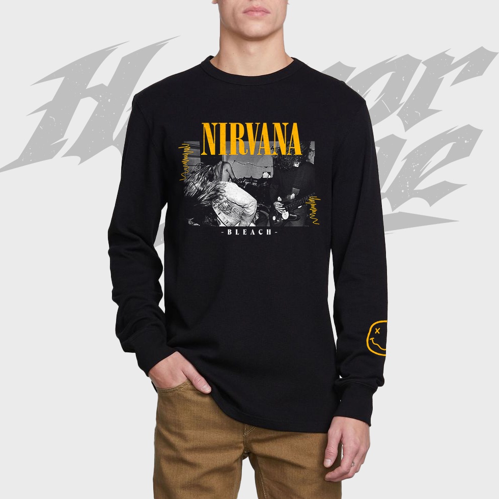 Horror Issue Nirvana Long Sleeve Bla Unisex