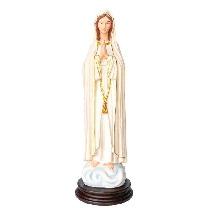 [Original] Patung Maria Fatima 40Cm Resin Packing Original Berkualitas