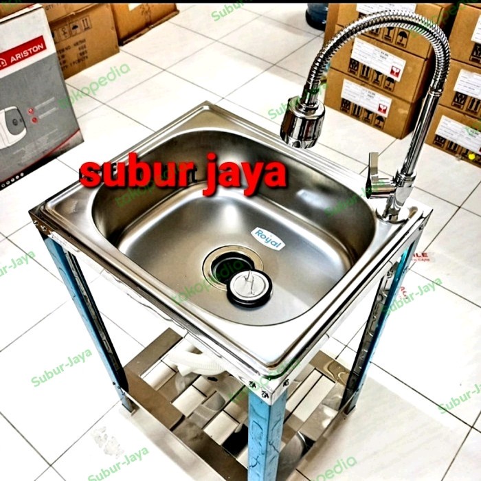 Kitchen Sink Portable / Bak Cuci Piring Royal Sb42Pk,Komplit Set Sink Ready