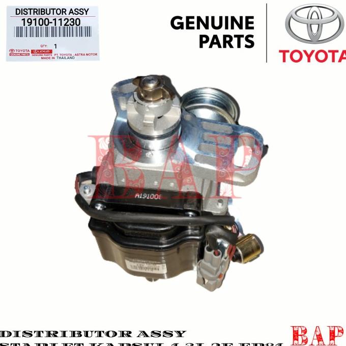 Delco Cdi Distributor Assy Starlet Kapsul 2E Ep81 Ori