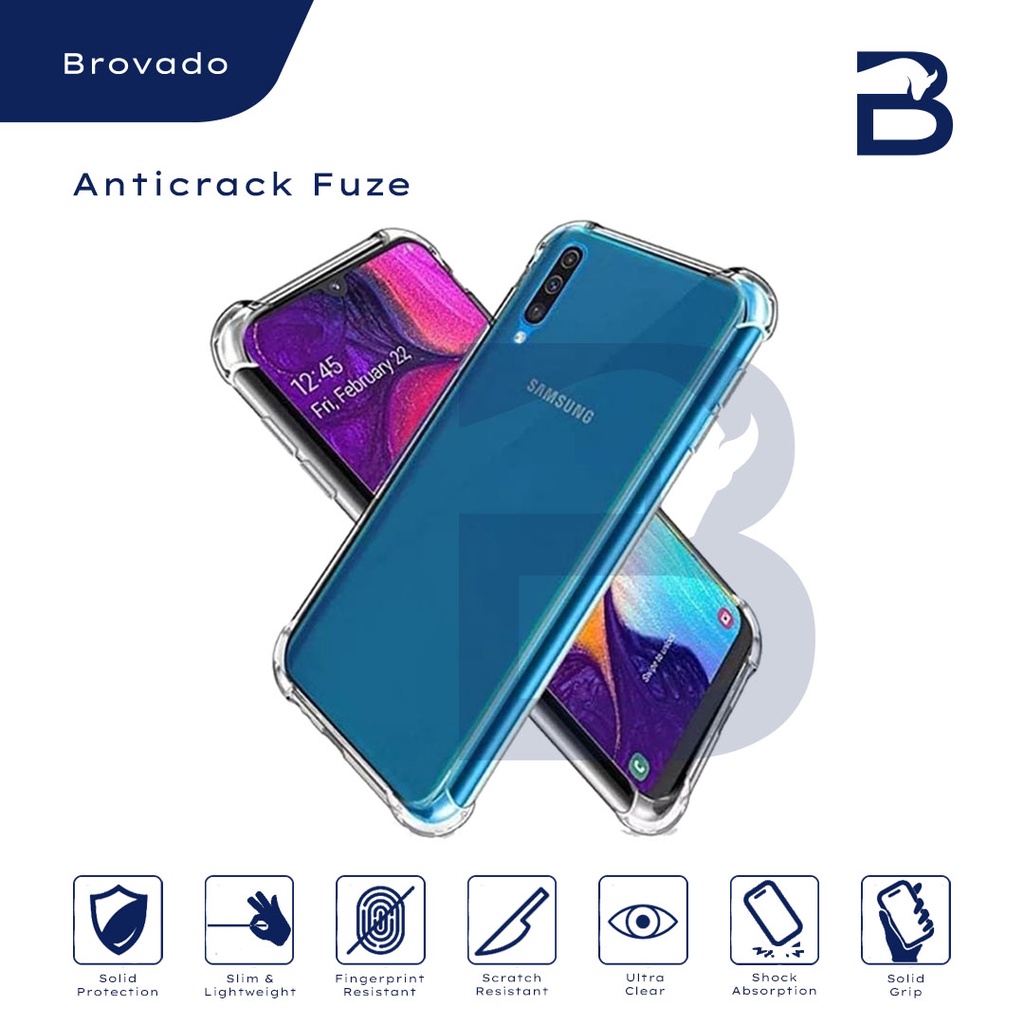 Casing Samsung Note 9 / 10 / 10+ Plus Anticrack Fuze Hardcase Acrylic Anti Shock