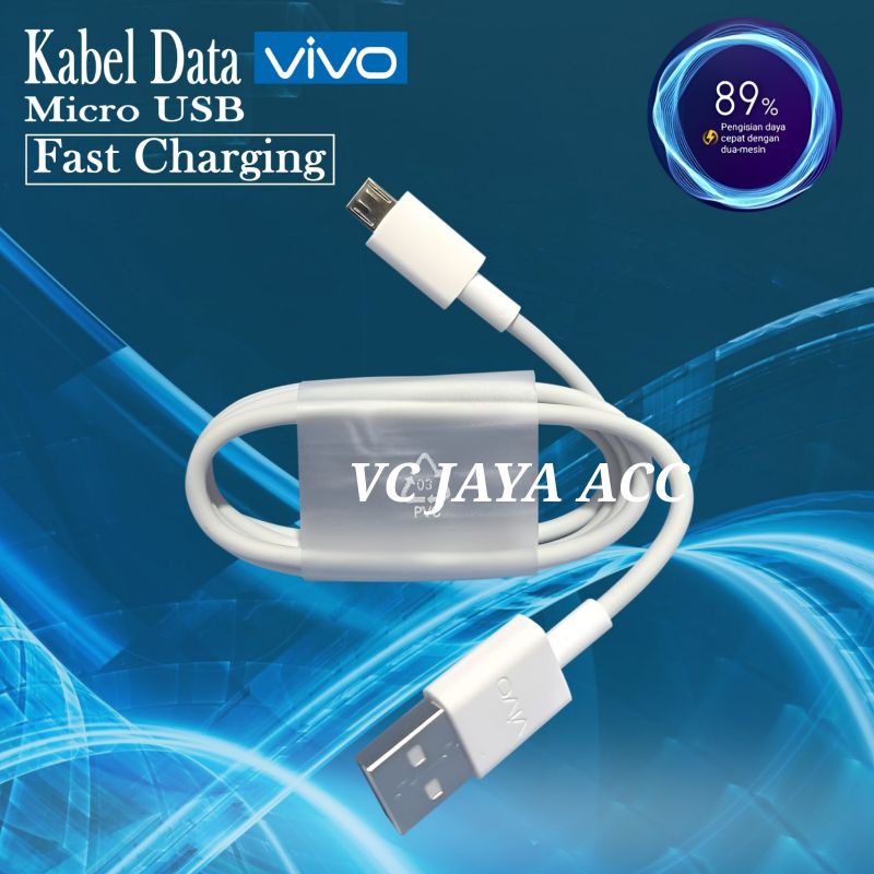 Kabel Data Charger VIVO Y20 Y20S Y20SG Y20 SG Z1 PRO Z1 Original Fast Charging Micro USB