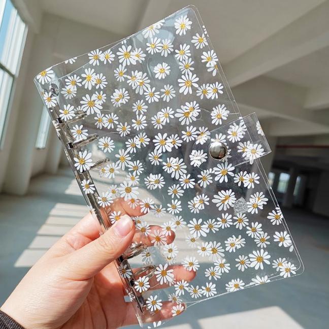 

New Binder A6 MOTIF DAISY FLOWER / binder keuangan A6 motif bunga ,.