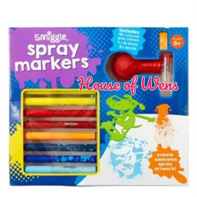 

Terlaris Smiggle Spray Markers Original Terbaik
