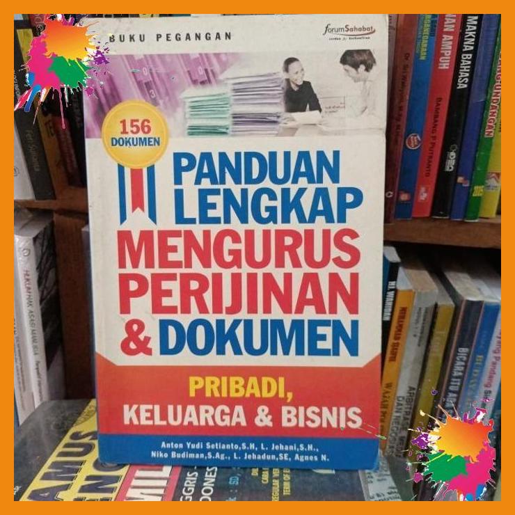 

original buku 156 domain dokumen panduan lengkap mengurus perizinan [fany]