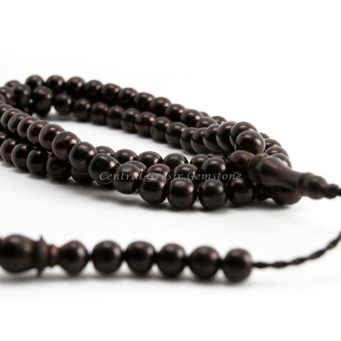 TASBIH 99 KAYU KAUKAH KOKKA KAOKA HITAM ORIGINAL GARANSI