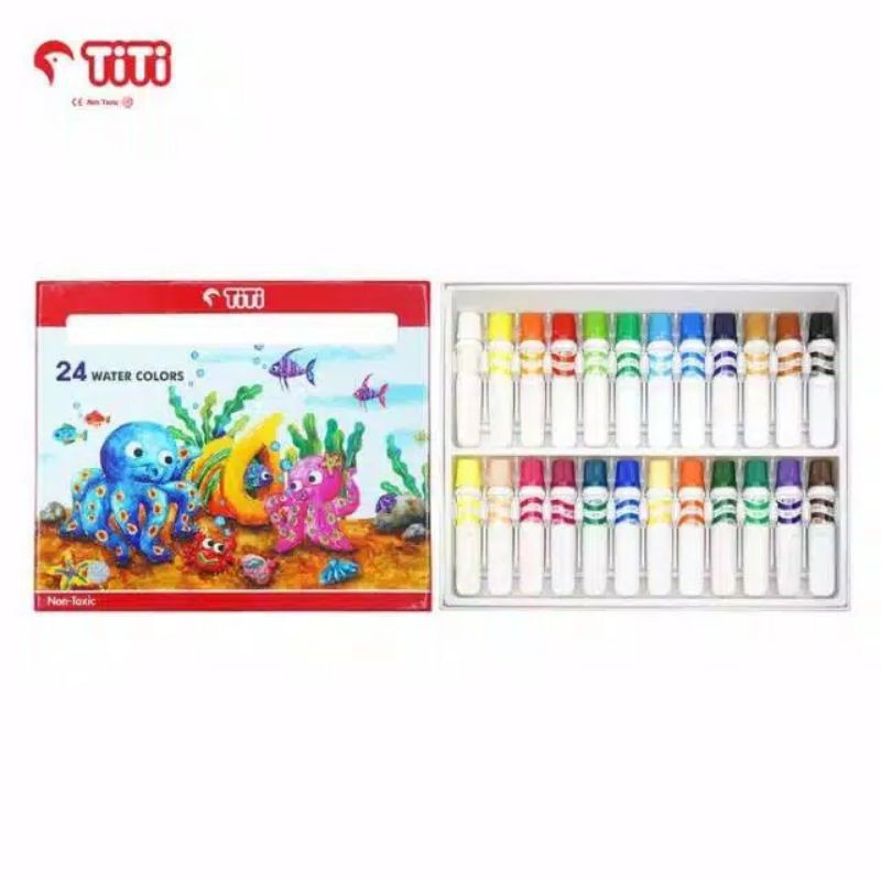 

Cat Air Water Colour Wac-6Ml-24 Joyko Isi 24 Warna Non Toxic