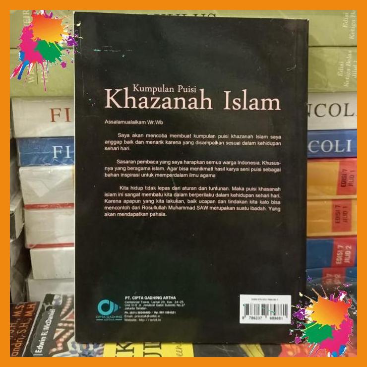 

original buku kumpulan puisi khazanah islam [fany]