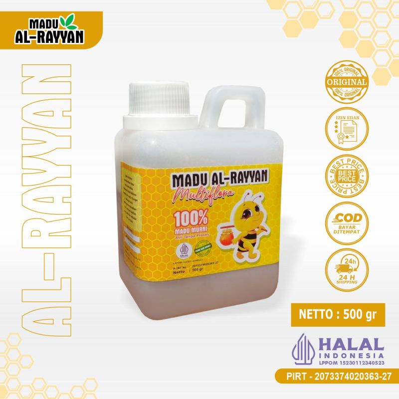 

Madu Murni Raw Honey 500gr | Madu Asli Madu Al rayyan