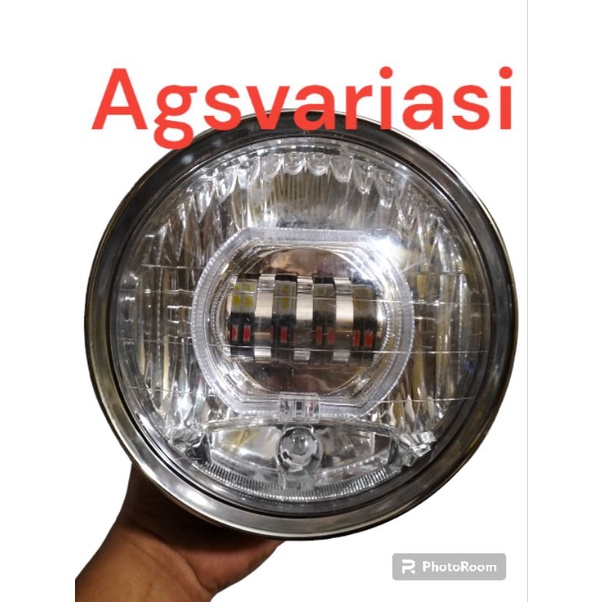 Lampu depan Tiger Revo biled