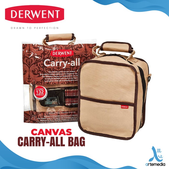 

✨Sale Tas Alat Seni Derwent Carry All Bag Tempat Pensil Warna Dan Sketchbook Diskon