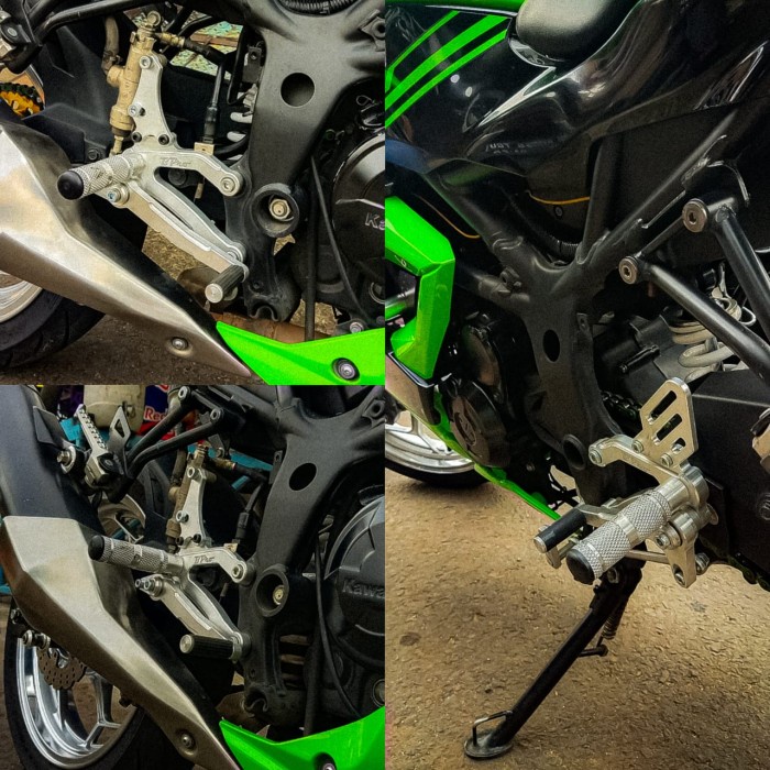 footstep underbone depan kawasaki ninja 250rr mono sl merk B'PRO