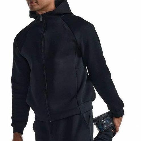 Jaket Lari Pria 2Xu Men'S Commute Full Zip Hoodie Original Ohmymarketid