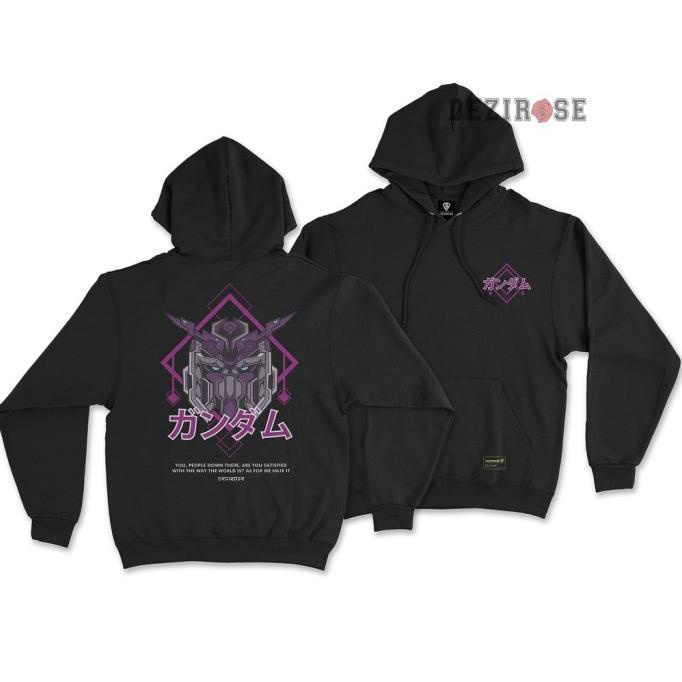 Dezirose Pullover Hoodie Gundam (Sablon) Size M-Xxl ( Pria & Wanita ) Ohmymarketid