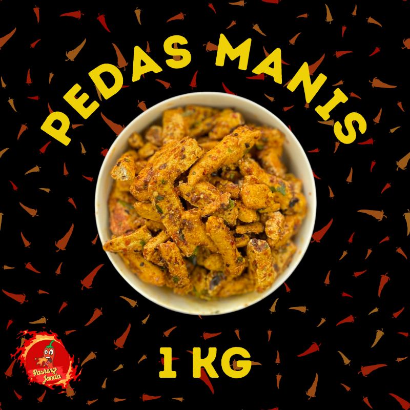 

Basreng Jaletot Pedas Manis Daun Jeruk Baso Goreng Pedas Manis Viral Murah (1 Kg)