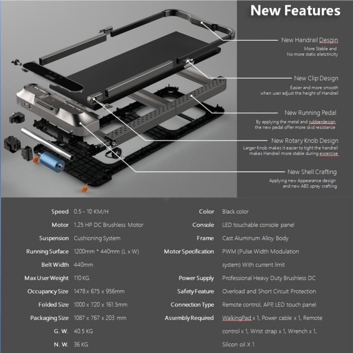 Walking Pad R2 Pro Treadmill Xiaomi Kingsmith - Walkingpad C1 C2 A1 R1
